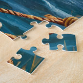 Gruß am Pier. Puzzle (Seite)