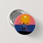 Gruß an die Sonne Button (Vorne & Hinten)