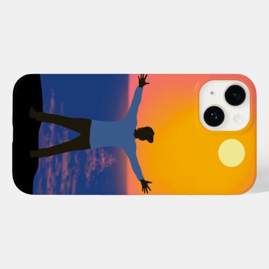 Gruß an die Sonne Case-Mate iPhone Hülle (Rückseite (Horizontal))