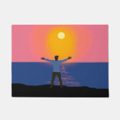 Gruß an die Sonne Fußmatte (Vorderseite)