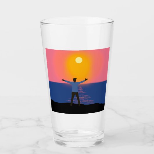Gruß an die Sonne Glas (Vorderseite)