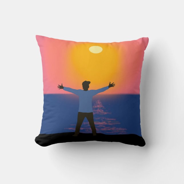 Gruß an die Sonne Kissen (Vorderseite)