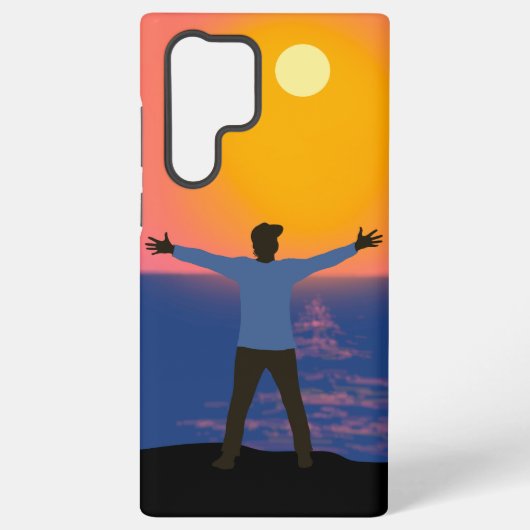 Gruß an die Sonne Samsung Galaxy Hülle (Rückseite)