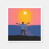 Gruß an die Sonne Serviette (Vorderseite)