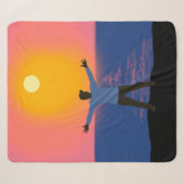 Gruß an die Sonne Sherpadecke (Vorderseite (Horizontal))