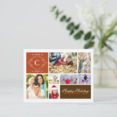 Gruß auf Familienurlaub Feiertagspostkarte (Stehend Vorderseite)