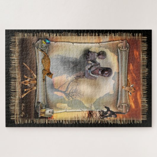 Gruß aus Afrika Puzzle (Horizontal)