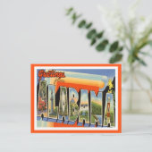 Gruß aus Alabama Vintag Postkarte (Stehend Vorderseite)