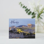 Gruß aus Athen Griechenland Landschaftlich Postkar Postkarte (Stehend Vorderseite)