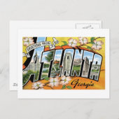 Gruß aus Atlanta Georgia Postkarte (Vorne/Hinten)