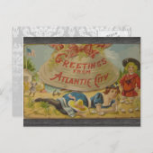Gruß aus Atlantic City, Vintag Postkarte (Vorne/Hinten)
