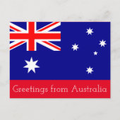 Gruß aus Australien — Postkarte (Vorderseite)