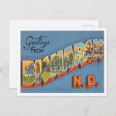 Gruß aus Bismarch, North Dakota Travel Postkarte (Vorne/Hinten)