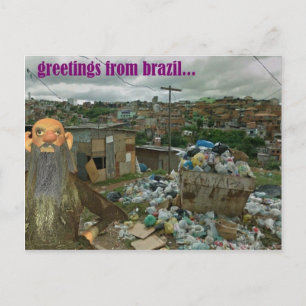 Gruß aus Brasilien Postkarte