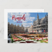 Gruß aus Brüssel Belgien Landschaftlich Postkarte (Vorne/Hinten)