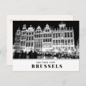 Gruß aus Brüssel Postcard Postkarte (Vorne/Hinten)