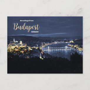 Gruß aus Budapest Ungarn Landschaftlich Postkarte