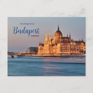 Gruß aus Budapest Ungarn Postcard Landschaftlich Postkarte