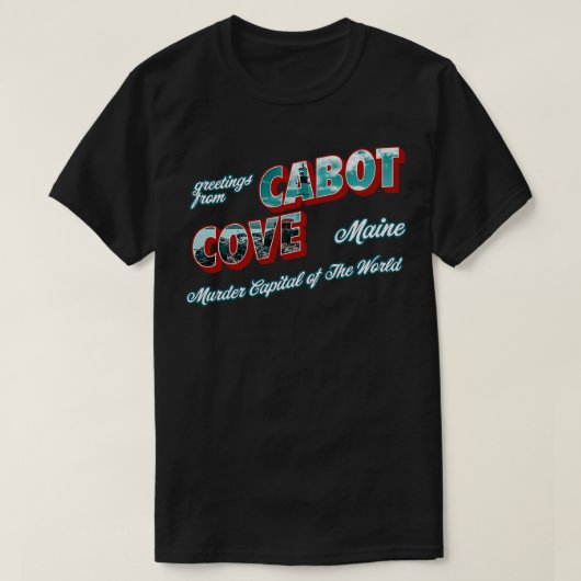 Gruß aus Cabot Cove T-Shirt (Design vorne)
