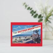 Gruß aus Daytona Beach, Florida Vintag Postkarte (Stehend Vorderseite)