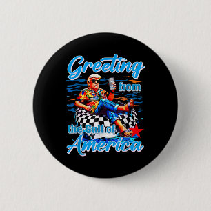 Gruß aus dem Golf von Amerika Trump Button