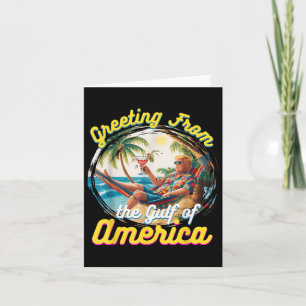 Gruß aus dem Golf von Amerika Trump Karte