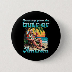 Gruß aus dem Patriotischen Golf der USA Button