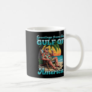 Gruß aus dem Patriotischen Golf der USA Kaffeetasse