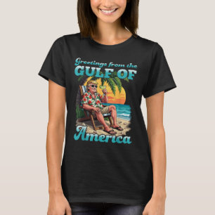 Gruß aus dem Patriotischen Golf der USA T-Shirt