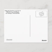 Gruß aus den Zuckerhütten Postkarte (Rückseite)