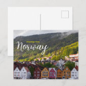 Gruß aus der Landschaftlichen Landschaft Norwegens Postkarte (Vorne/Hinten)