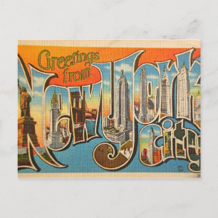 Gruß aus der New York City Postcard Postkarte