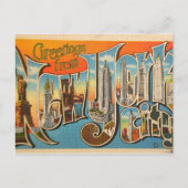Gruß aus der New York City Postcard Postkarte (Vorderseite)