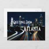 Gruß aus der Postkarte Atlanta georgia (Vorne/Hinten)