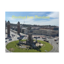 Gruß aus der Postkarte Barcelona