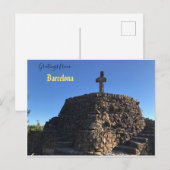Gruß aus der Postkarte Barcelona (Vorne/Hinten)