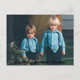 Gruß aus der Postkarte des Landes Amish