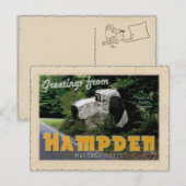 Gruß aus der Postkarte Hampden (Vorne/Hinten)