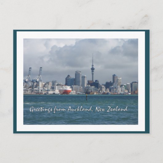 Gruß aus der Stadt Auckland, Neuseeland Postkarte (Vorderseite)
