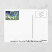 Gruß aus Dubai von Mojisola A Gbadamosi Postkarte (Rückseite)