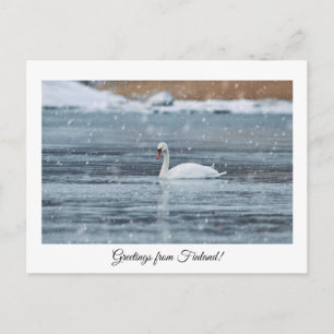Gruß aus Finnland Postkarte