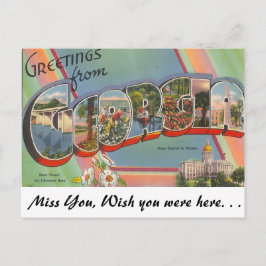 Gruß aus Georgien Postkarte