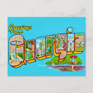Gruß aus Georgien Postkarte