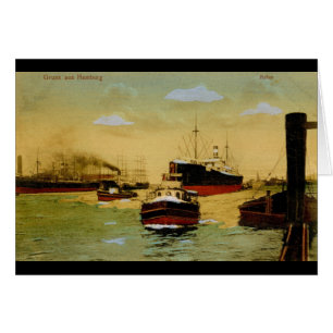 Gruss aus Hamburg, Hafen Vintag