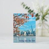 Gruß aus Herbst New York Postcard Postkarte (Stehend Vorderseite)