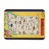 Gruß aus Indiana Vintager Magnet (Horizontal)