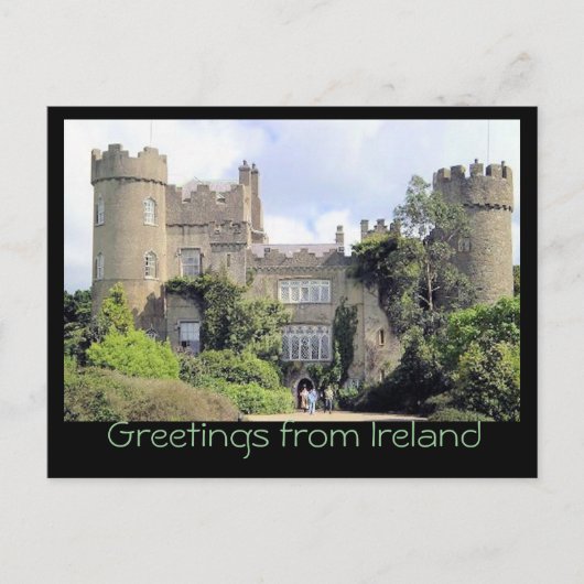 Gruß aus Irland Postkarte (Vorderseite)