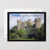 Gruß aus Irland Postkarte (Vorne/Hinten)