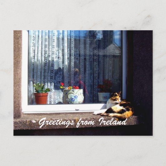 Gruß aus Irland Postkarte (Vorderseite)
