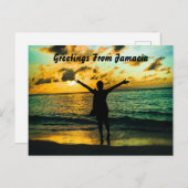 Gruß aus Jamaika - Postkarte (Vorne/Hinten)